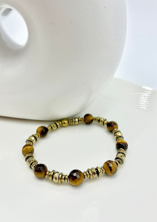 Bracelet FREYA oeil de tigre