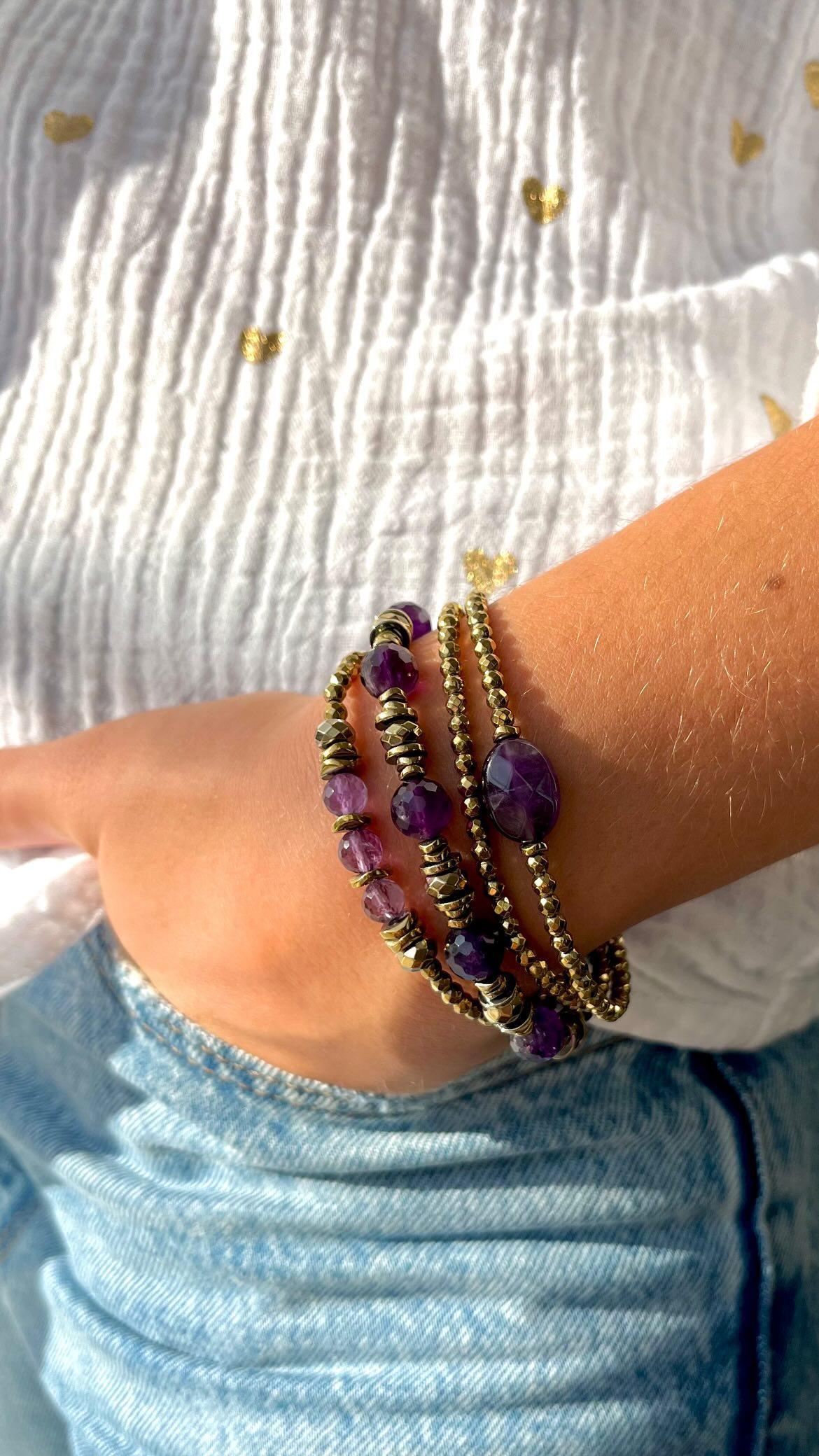 Bracelets sérénité, paix intérieure, une touche de sérénité au quotidien, lithothérapie, cadeau pour les hypersensibles, apaisement