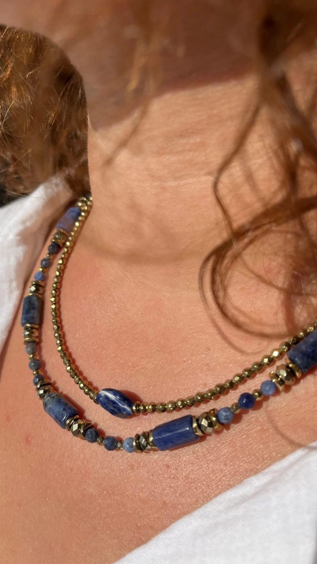 Collier PAMINA Sodalite