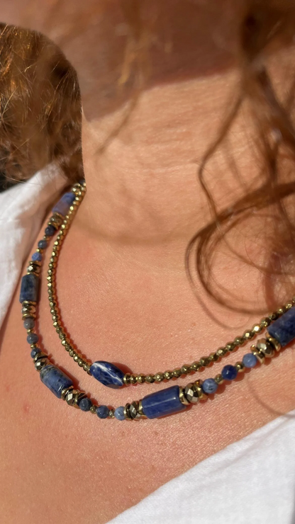 Collier PAMINA Sodalite