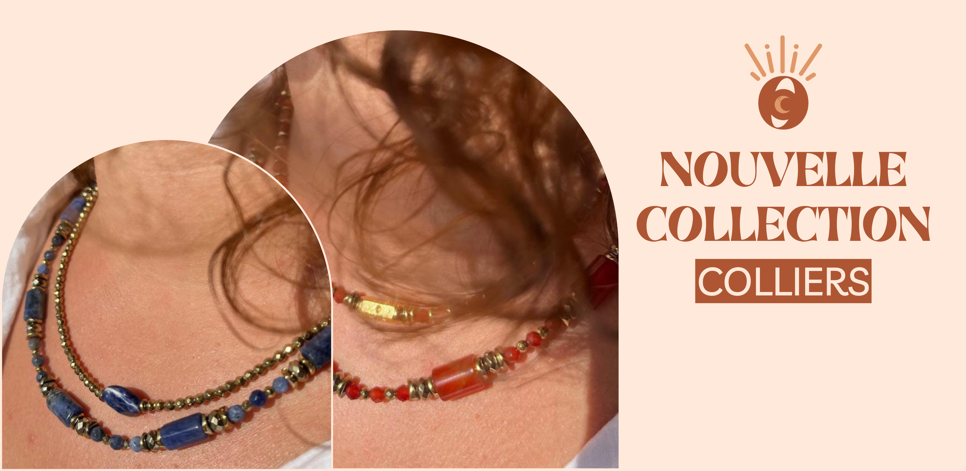 Collection colliers pierre naturelle