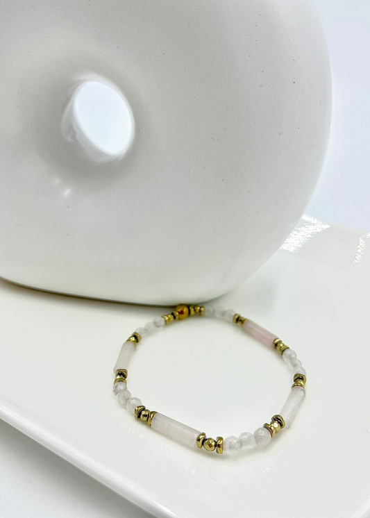 bracelet quatz rose énergie des pierres amour de soi