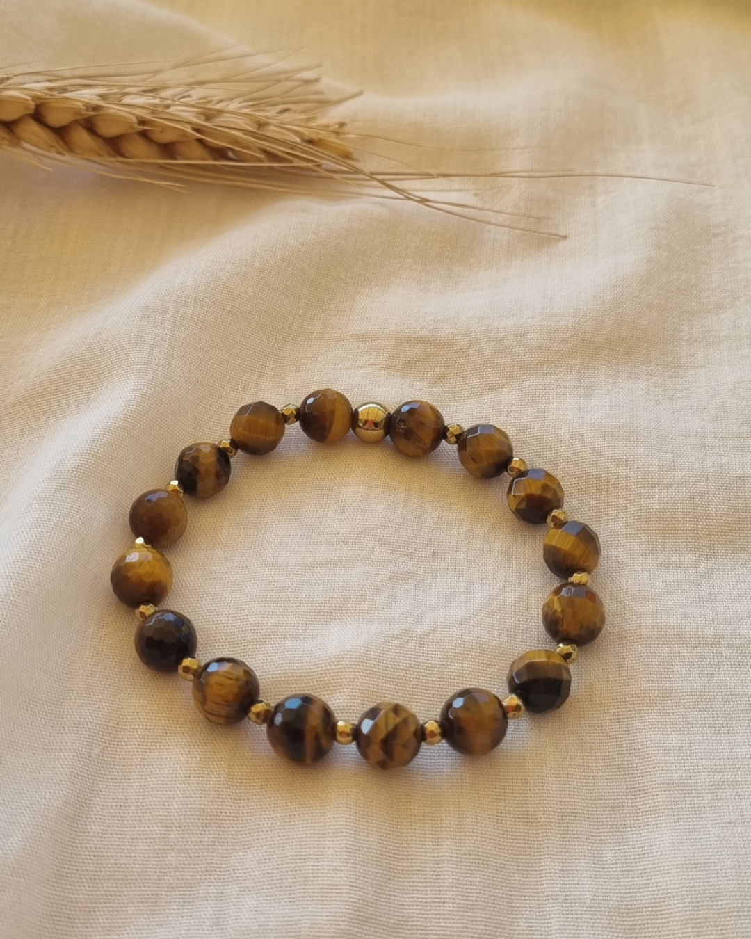 bracelet oeil de tigre protection bijou énergétique création atisanale