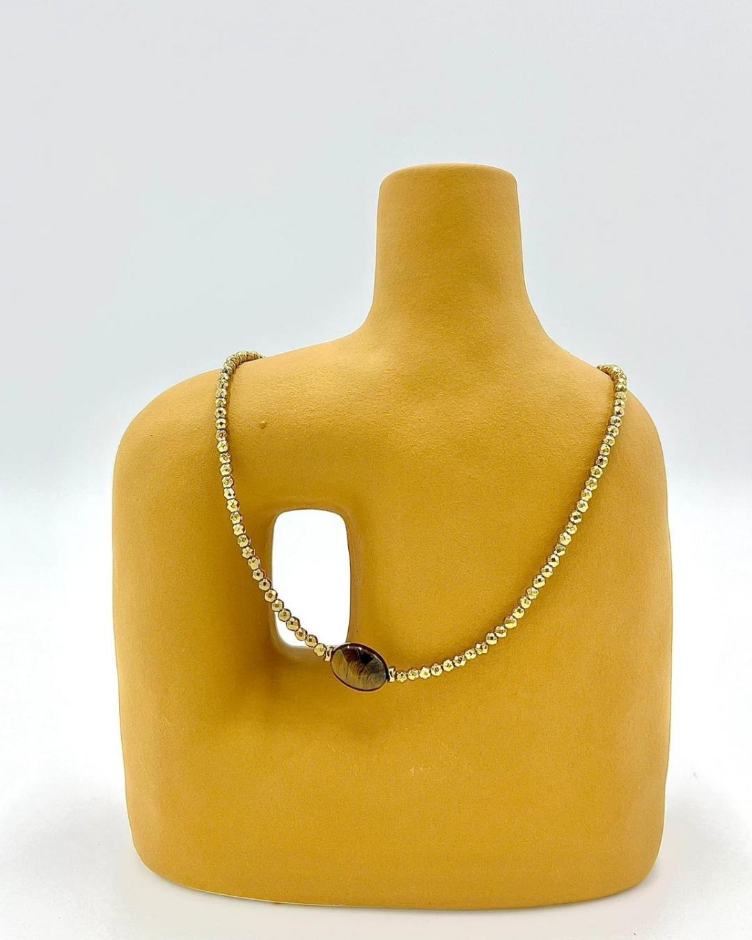 collier oeil de tigre fait main vertus énergétique