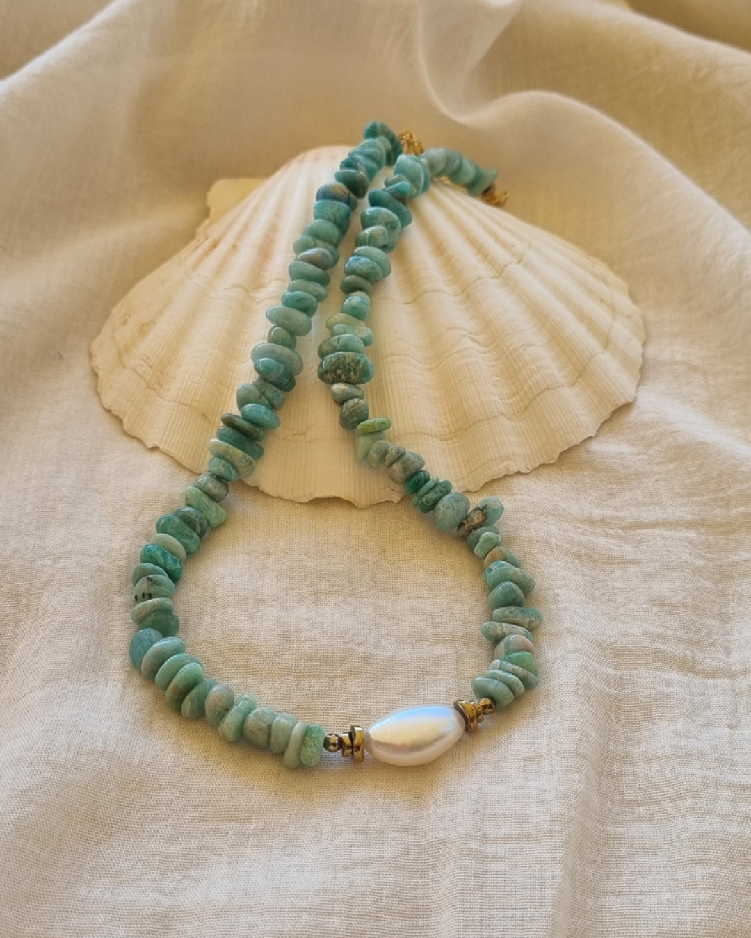 collier amazonite gestion des émotions lithothérapie