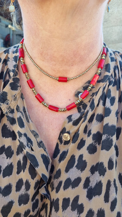 Collier PAMINA Corail