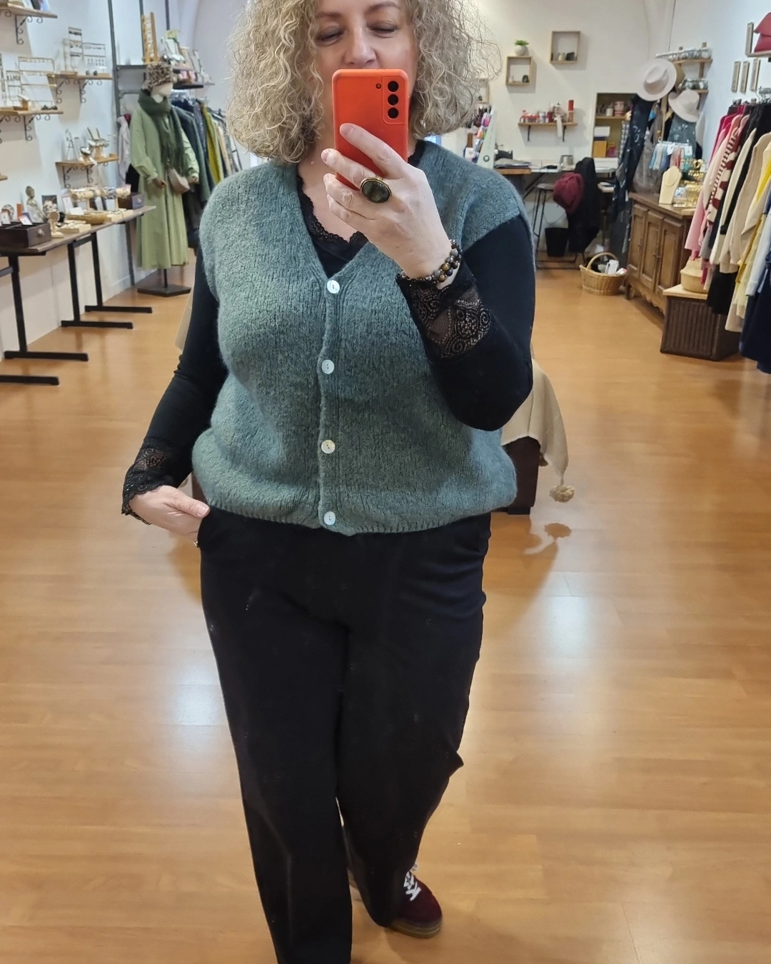 Gilet sans manche NUAGE kaki