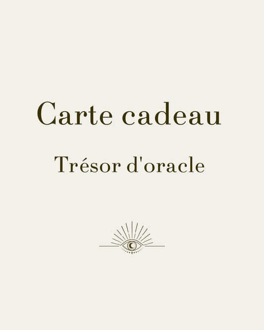 Carte cadeau Trésor d'Oracle