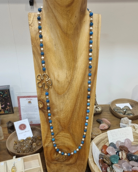 Sautoir Apatite et Magnésite